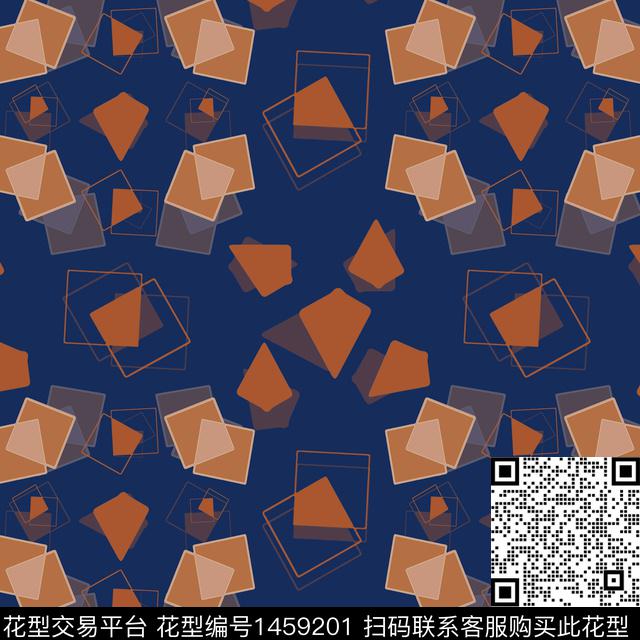 几何线条大牌风传统印花华亿平台下载（图片编号: 1459201） - 瓦栏（Walan）