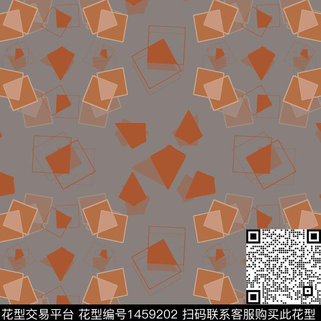 几何线条大牌风传统印花华亿平台下载（图片编号: 1459202） - 瓦栏（Walan）