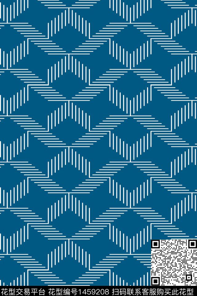 字母格子几何数码印花华亿平台下载（图片编号: 1459208） - 瓦栏（Walan）