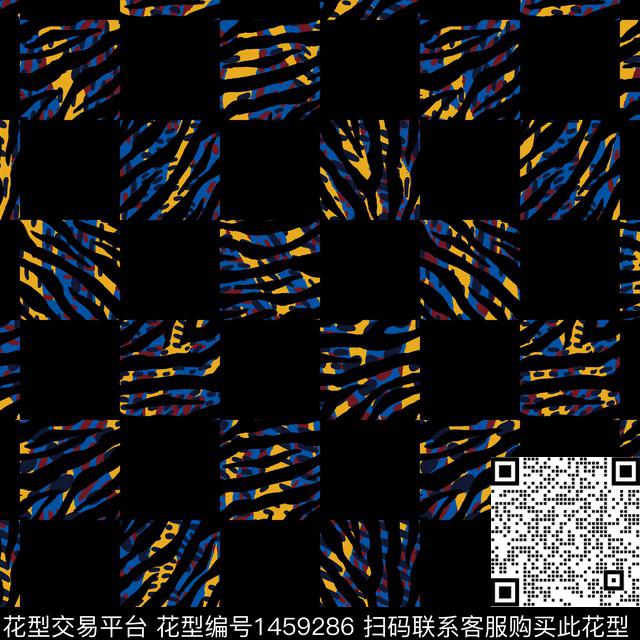 男装满版花几何格子传统印花华亿平台下载（图片编号: 1459286） - 瓦栏（Walan）