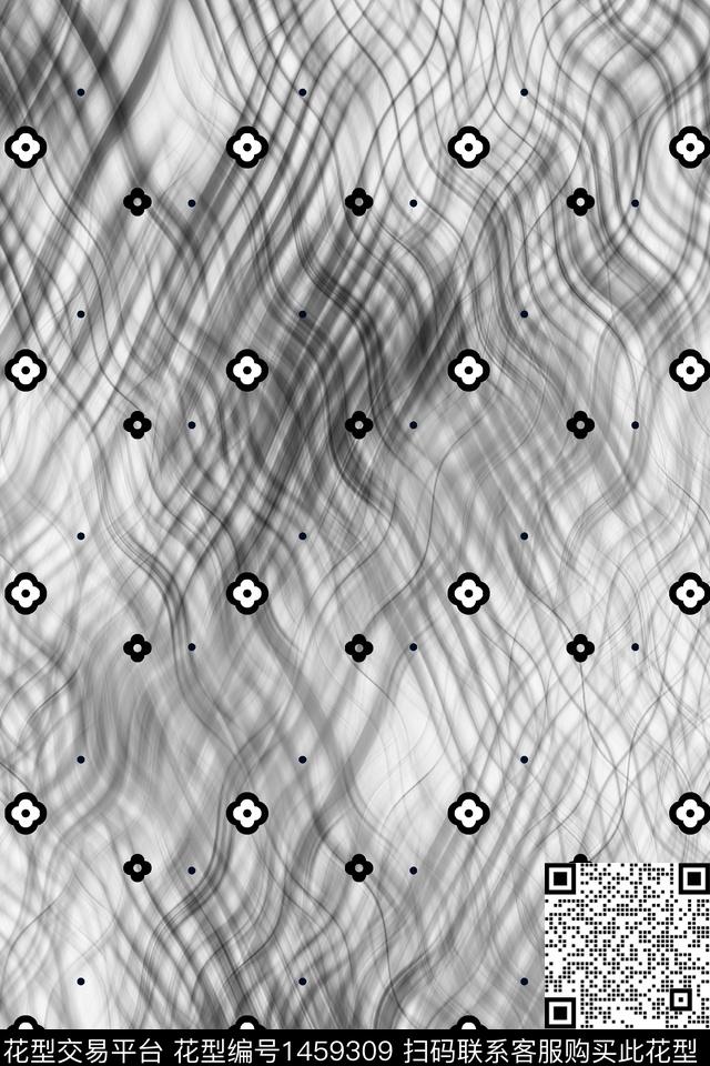 几何大牌风小清新数码印花华亿平台下载（图片编号: 1459309） - 瓦栏（Walan）