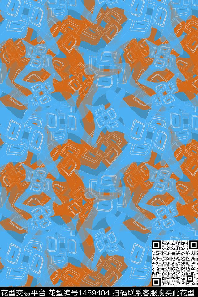 抽象肌理图案数码印花华亿平台下载（图片编号: 1459404） - 瓦栏（Walan）