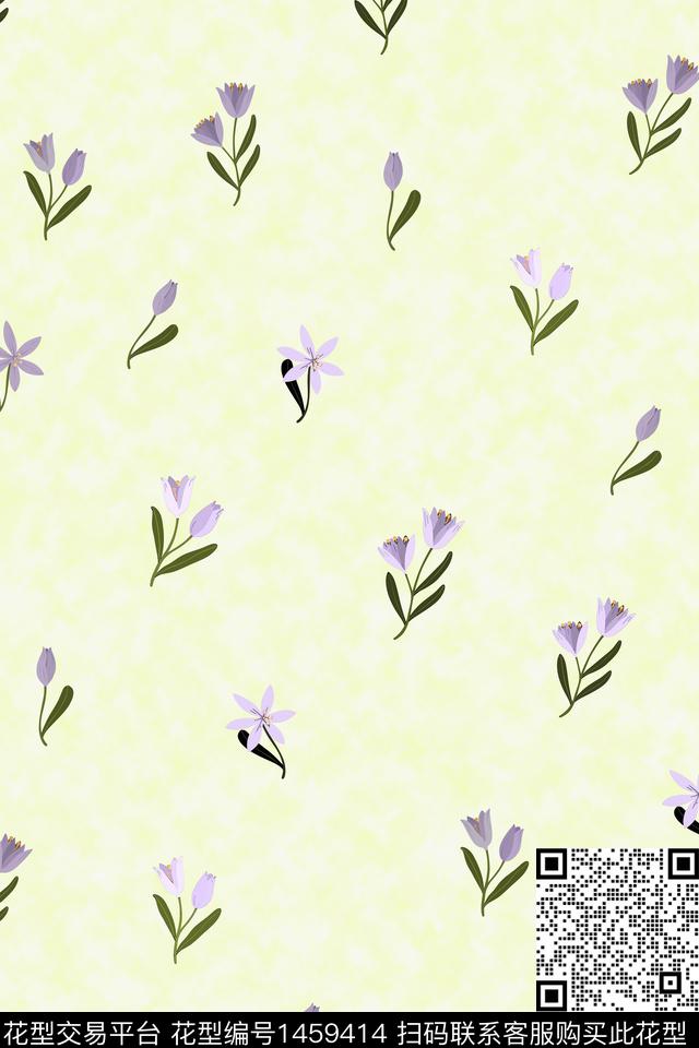 定位花花卉大牌风数码印花华亿平台下载（图片编号: 1459414） - 瓦栏（Walan）