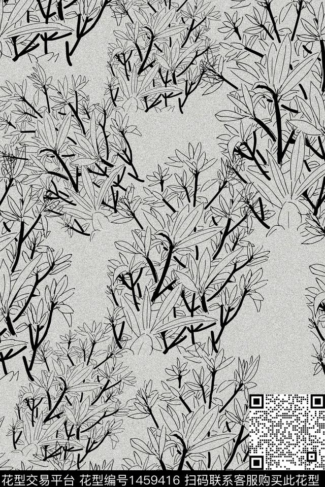 定位花花卉大牌风数码印花华亿平台下载（图片编号: 1459416） - 瓦栏（Walan）