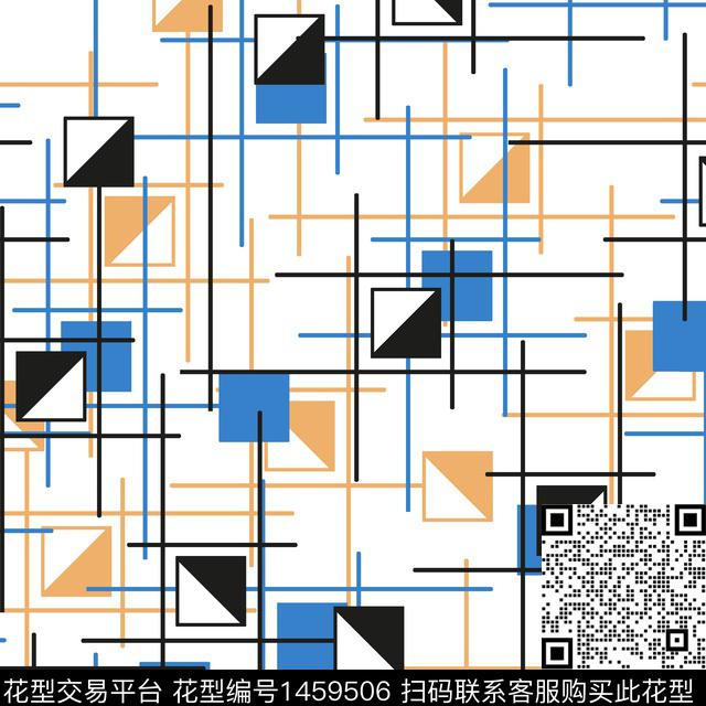 几何年轻女性大牌风传统印花华亿平台下载（图片编号: 1459506） - 瓦栏（Walan）
