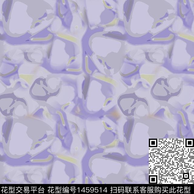 迷彩大牌风抽象数码印花华亿平台下载（图片编号: 1459514） - 瓦栏（Walan）