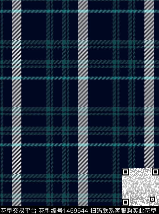 几何格子大牌风传统印花华亿平台下载（图片编号: 1459544） - 瓦栏（Walan）