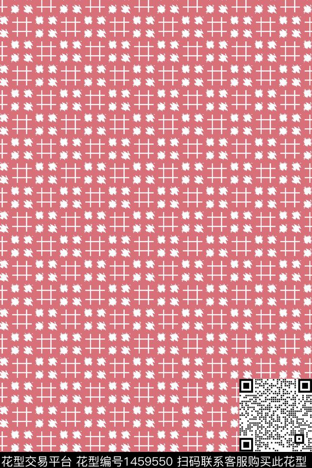 几何格子大牌风传统印花华亿平台下载（图片编号: 1459550） - 瓦栏（Walan）