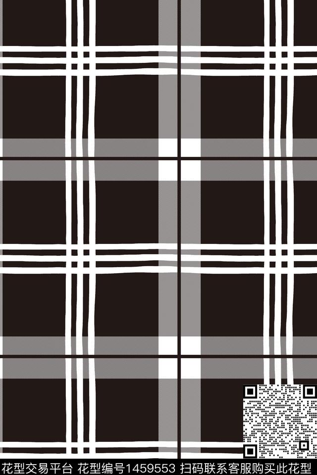 几何格子大牌风传统印花华亿平台下载（图片编号: 1459553） - 瓦栏（Walan）
