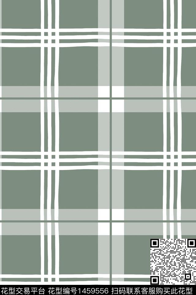 几何格子大牌风传统印花华亿平台下载（图片编号: 1459556） - 瓦栏（Walan）