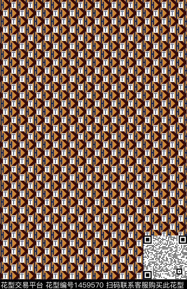 几何大牌风小碎花传统印花华亿平台下载（图片编号: 1459570） - 瓦栏（Walan）