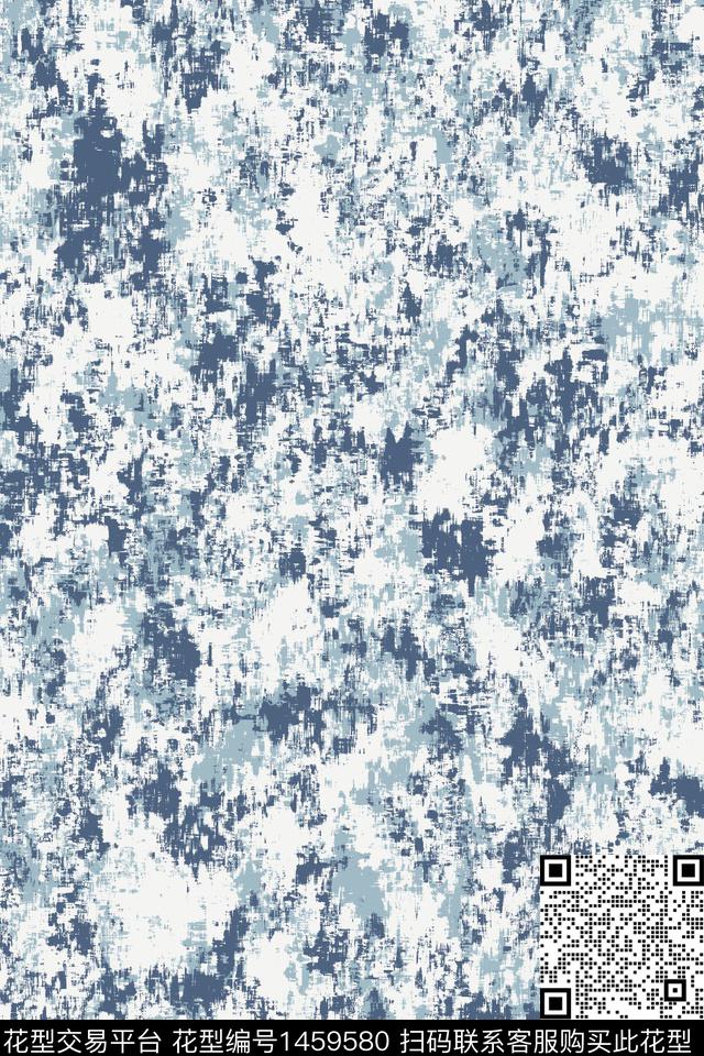 肌理男装抽象传统印花华亿平台下载（图片编号: 1459580） - 瓦栏（Walan）