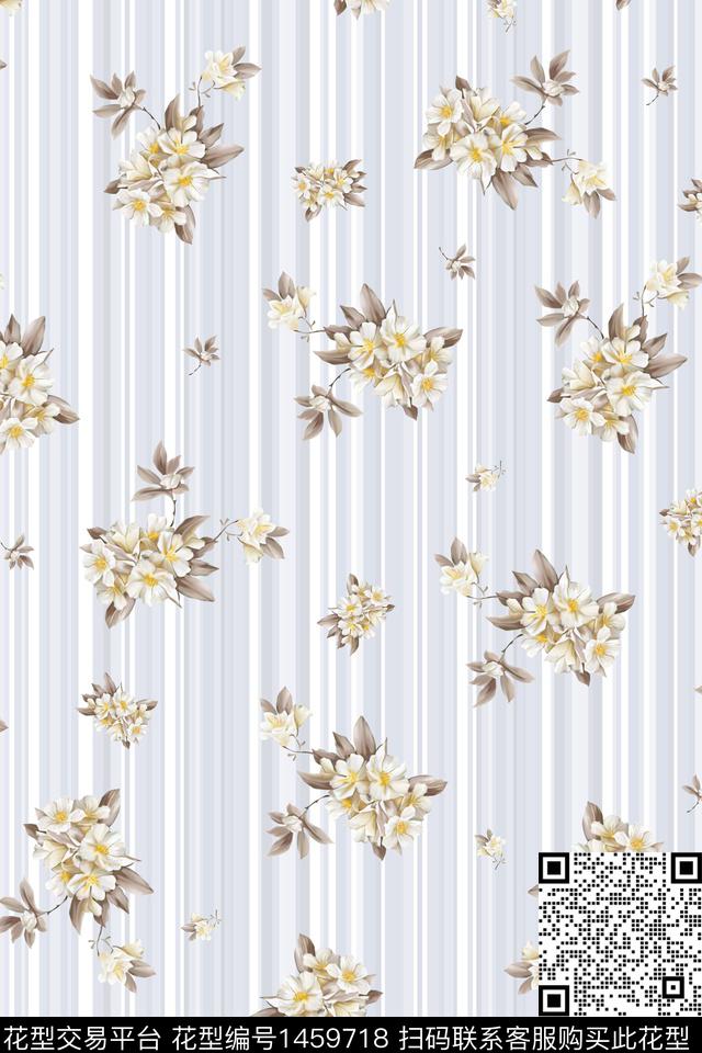 几何大牌风年轻女性数码印花华亿平台下载（图片编号: 1459718） - 瓦栏（Walan）