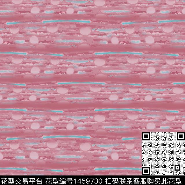 大牌风抽象条纹数码印花华亿平台下载（图片编号: 1459730） - 瓦栏（Walan）