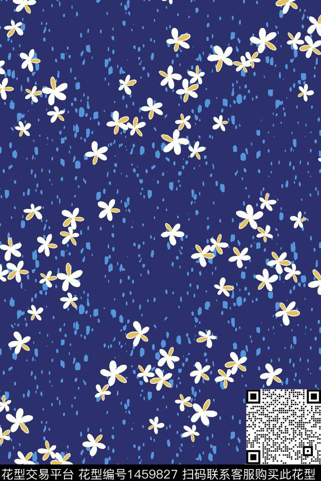 花卉小清新小碎花数码印花华亿平台下载（图片编号: 1459827） - 瓦栏（Walan）