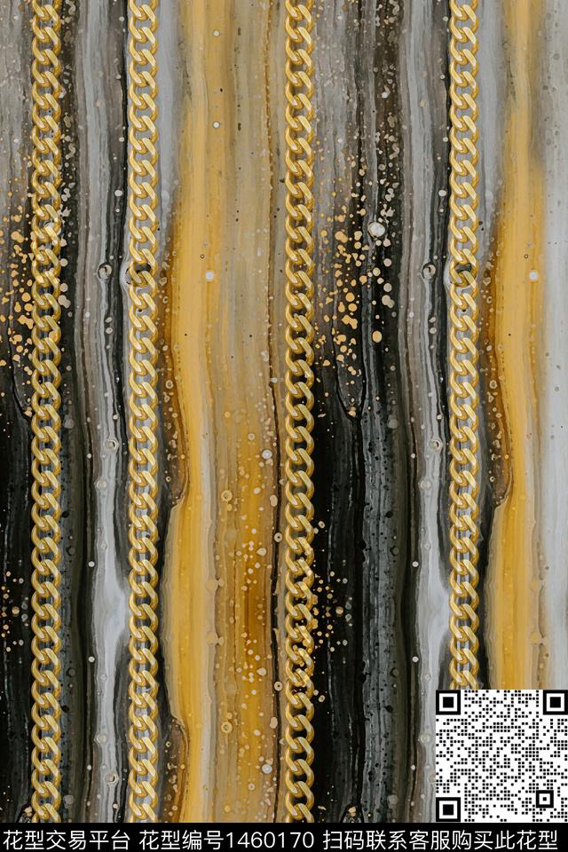 肌理女装链条数码印花华亿平台下载（图片编号: 1460170） - 瓦栏（Walan）