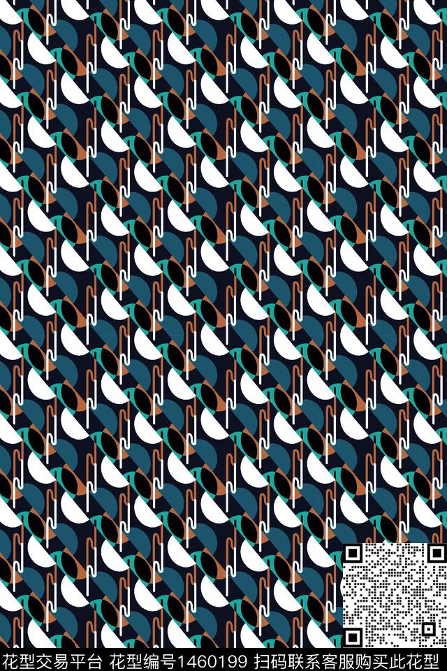 格子大牌风真丝数码印花华亿平台下载（图片编号: 1460199） - 瓦栏（Walan）