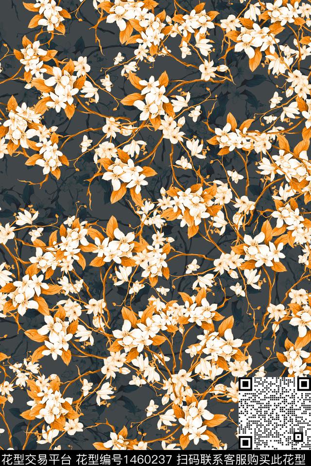 连衣裙春夏华亿平台小碎花数码印花华亿平台下载（图片编号: 1460237） - 瓦栏（Walan）