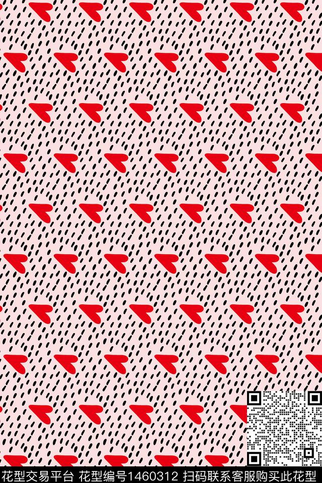 几何年轻女性趣味数码印花华亿平台下载（图片编号: 1460312） - 瓦栏（Walan）