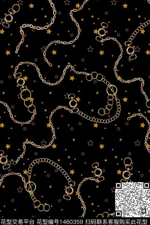 几何数码华亿平台链条数码印花华亿平台下载（图片编号: 1460359） - 瓦栏（Walan）