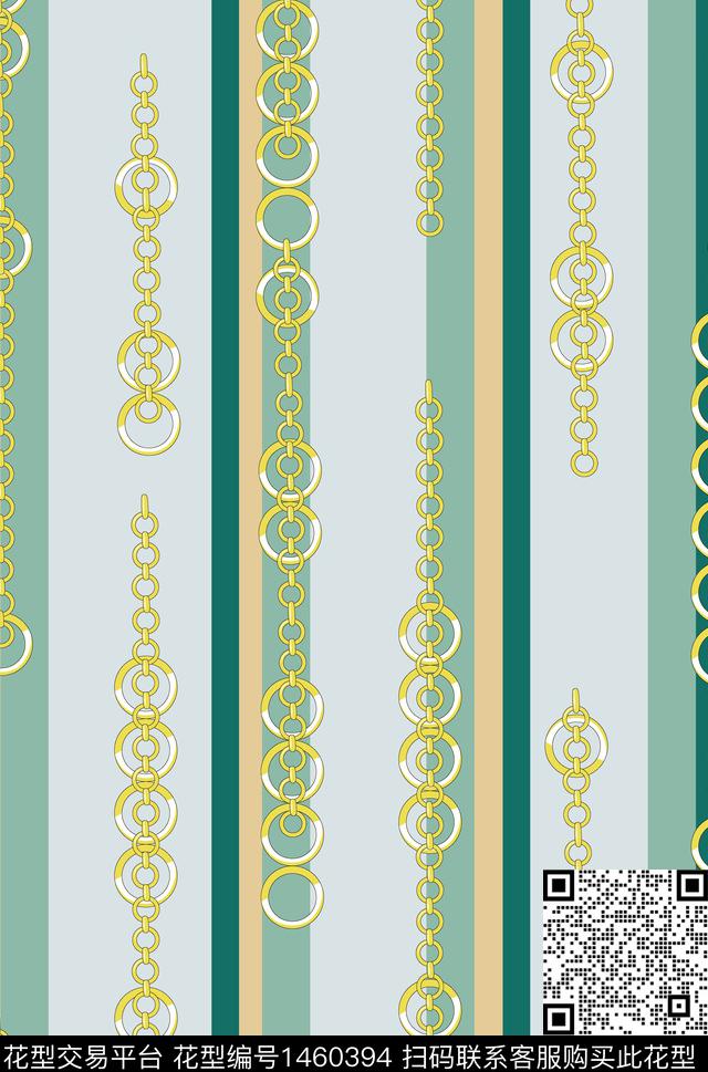 连衣裙链条女装数码印花华亿平台下载（图片编号: 1460394） - 瓦栏（Walan）