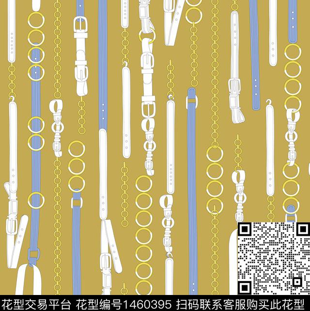 连衣裙链条女装数码印花华亿平台下载（图片编号: 1460395） - 瓦栏（Walan）