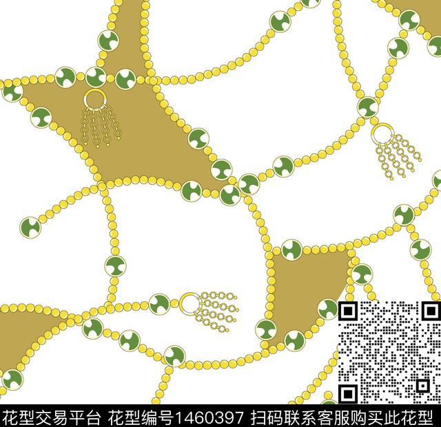 连衣裙链条女装数码印花华亿平台下载（图片编号: 1460397） - 瓦栏（Walan）