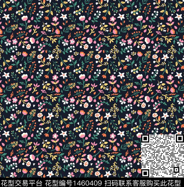 大牌风小碎花清新风传统印花华亿平台下载（图片编号: 1460409） - 瓦栏（Walan）
