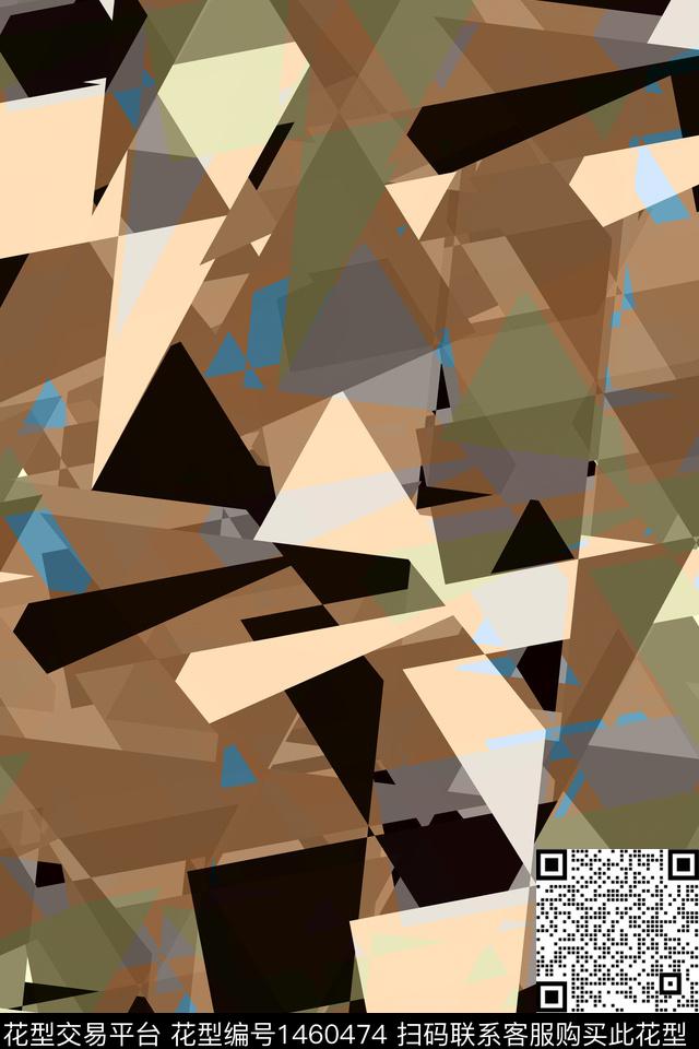 抽象男装户外家居服传统印花华亿平台下载（图片编号: 1460474） - 瓦栏（Walan）