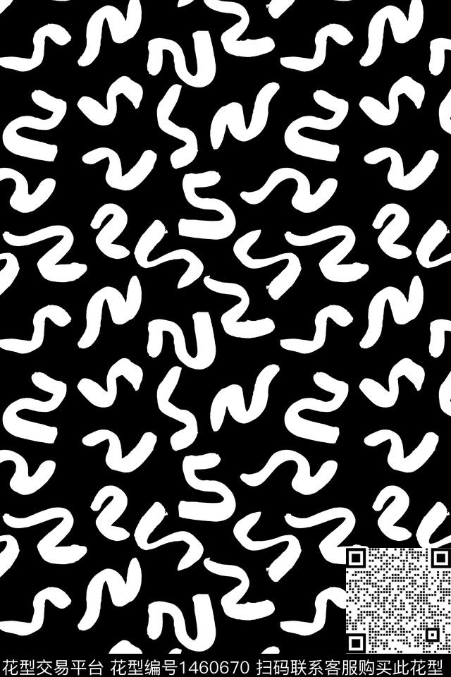 字母男装趣味数码印花华亿平台下载（图片编号: 1460670） - 瓦栏（Walan）