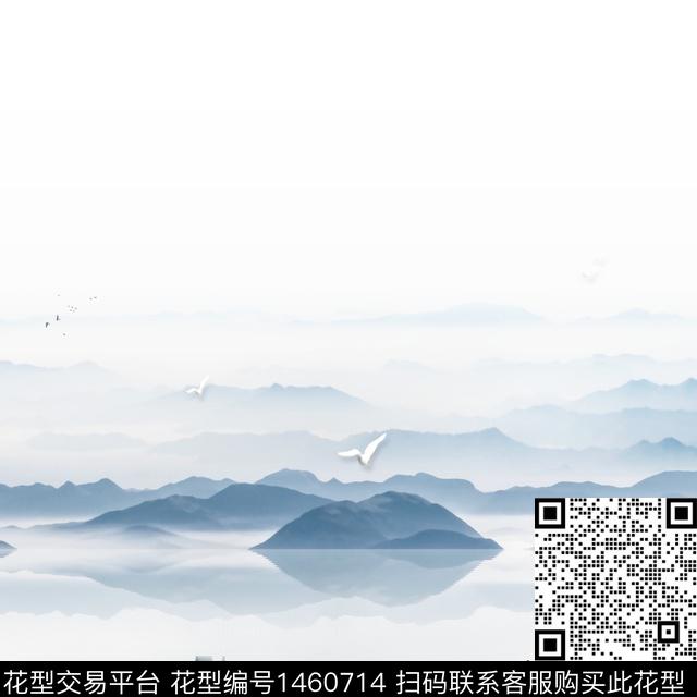 男装定位花男装潮牌数码印花华亿平台下载（图片编号: 1460714） - 瓦栏（Walan）