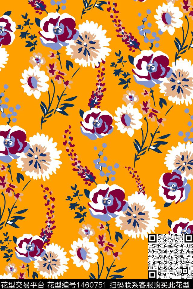 绿植树叶大牌风年轻女性传统印花华亿平台下载（图片编号: 1460751） - 瓦栏（Walan）