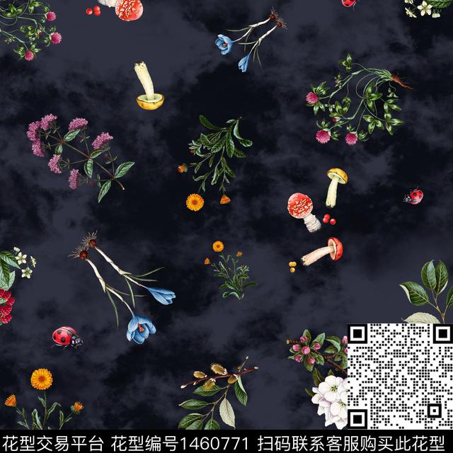 大牌风小清新小碎花数码印花华亿平台下载（图片编号: 1460771） - 瓦栏（Walan）