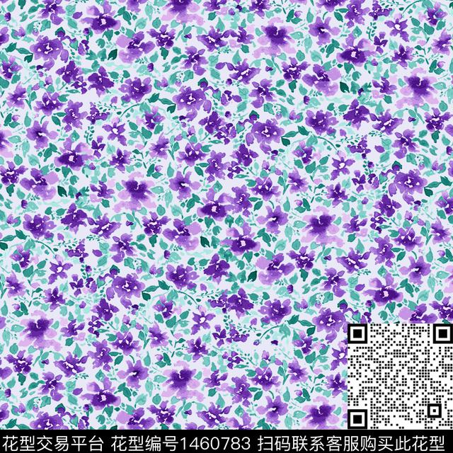 大牌风小清新小碎花数码印花华亿平台下载（图片编号: 1460783） - 瓦栏（Walan）
