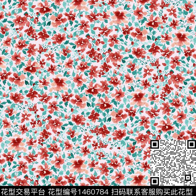 大牌风小清新小碎花数码印花华亿平台下载（图片编号: 1460784） - 瓦栏（Walan）