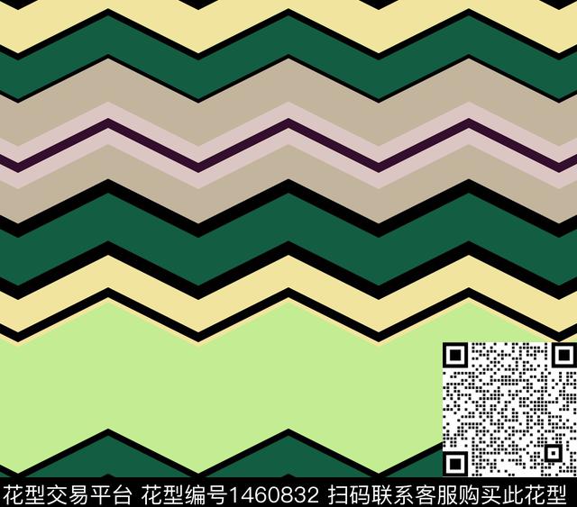 条纹复古折线传统印花华亿平台下载（图片编号: 1460832） - 瓦栏（Walan）