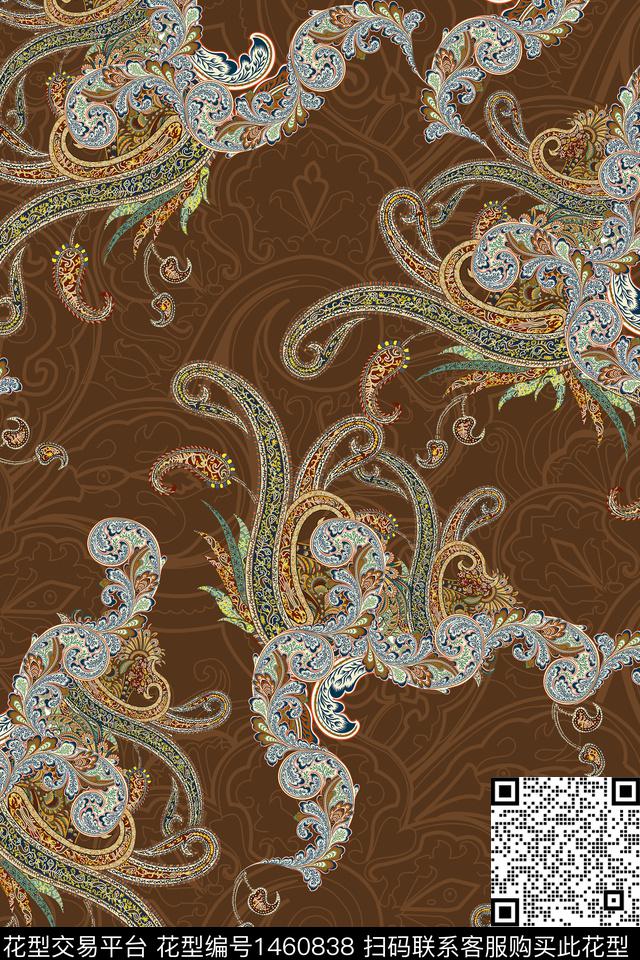 纸印花民族风包金华亿平台数码印花华亿平台下载（图片编号: 1460838） - 瓦栏（Walan）