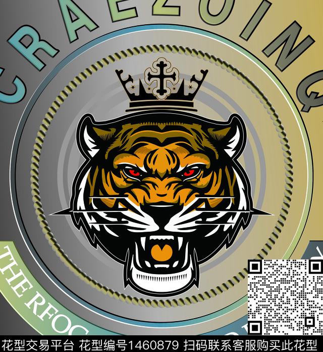 男装大牌风lalaolao'hlao'hu老虎传统印花华亿平台下载（图片编号: 1460879） - 瓦栏（Walan）