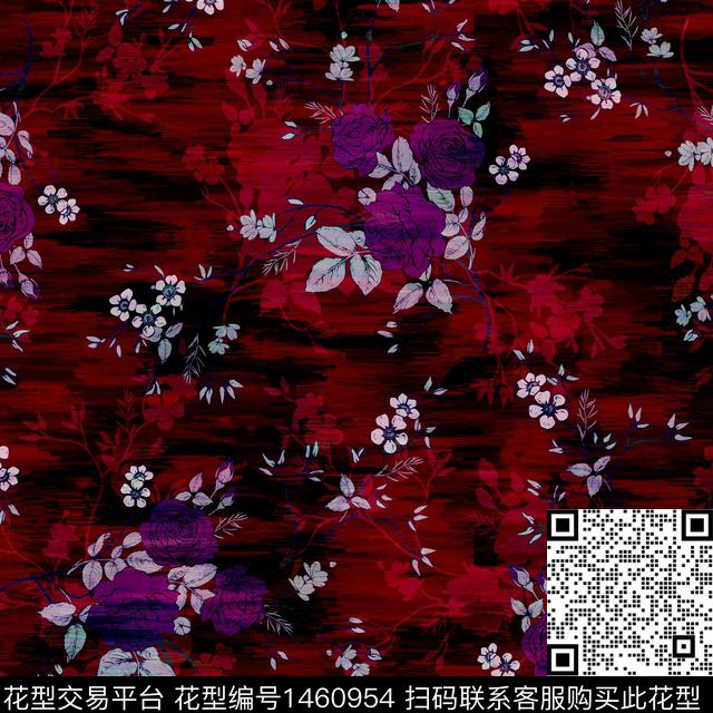 绿植树叶数码华亿平台花卉数码印花华亿平台下载（图片编号: 1460954） - 瓦栏（Walan）