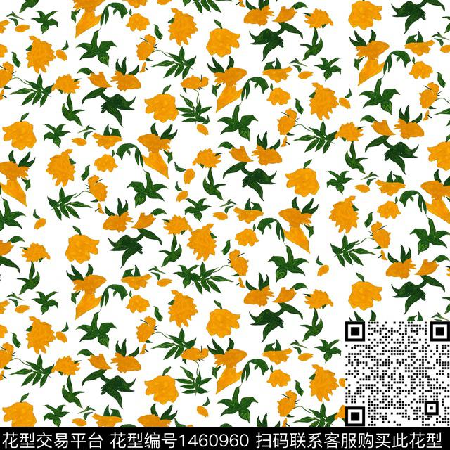 向日葵大牌风2022春夏数码印花华亿平台下载（图片编号: 1460960） - 瓦栏（Walan）