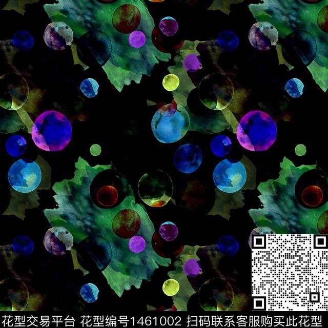 男装满版花格子卡通数码印花华亿平台下载（图片编号: 1461002） - 瓦栏（Walan）