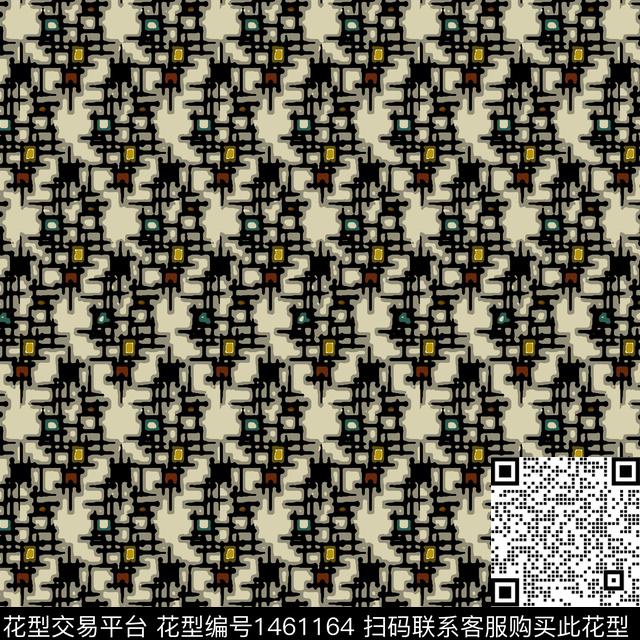 肌理民族风男装传统印花华亿平台下载（图片编号: 1461164） - 瓦栏（Walan）