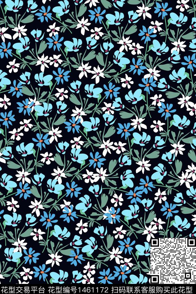 女装花卉大牌风数码印花华亿平台下载（图片编号: 1461172） - 瓦栏（Walan）
