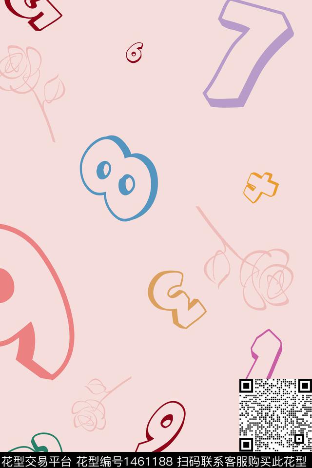 花卉少女休闲数码印花华亿平台下载（图片编号: 1461188） - 瓦栏（Walan）