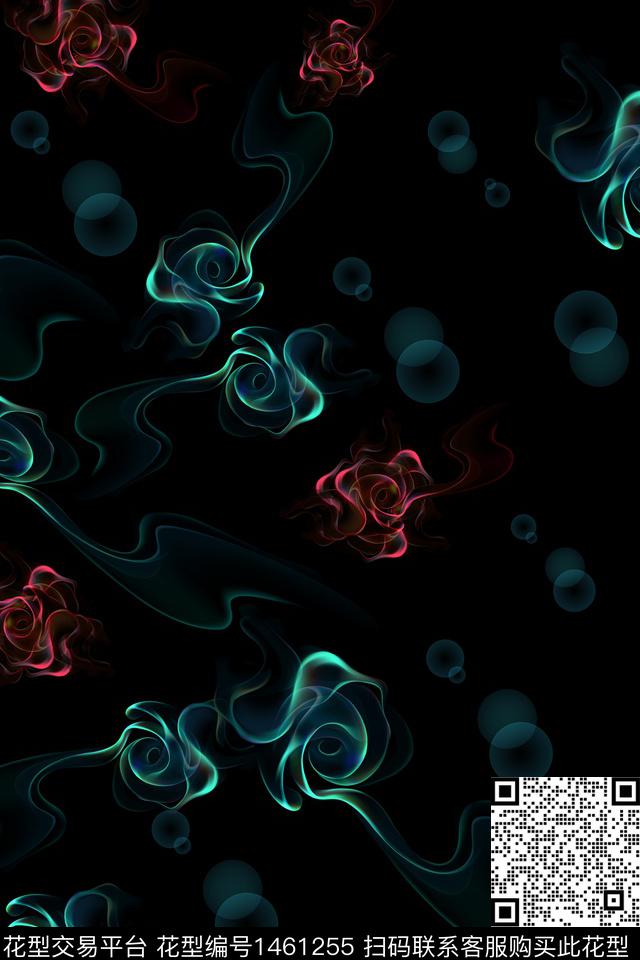 线条几何定位科技数码印花华亿平台下载（图片编号: 1461255） - 瓦栏（Walan）