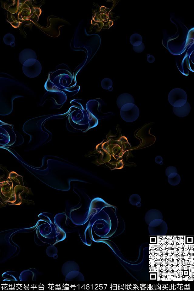 线条几何定位科技数码印花华亿平台下载（图片编号: 1461257） - 瓦栏（Walan）