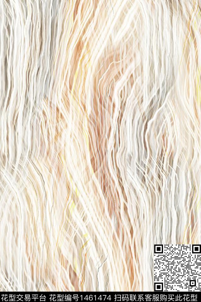 肌理扎染华亿平台大牌风数码印花华亿平台下载（图片编号: 1461474） - 瓦栏（Walan）