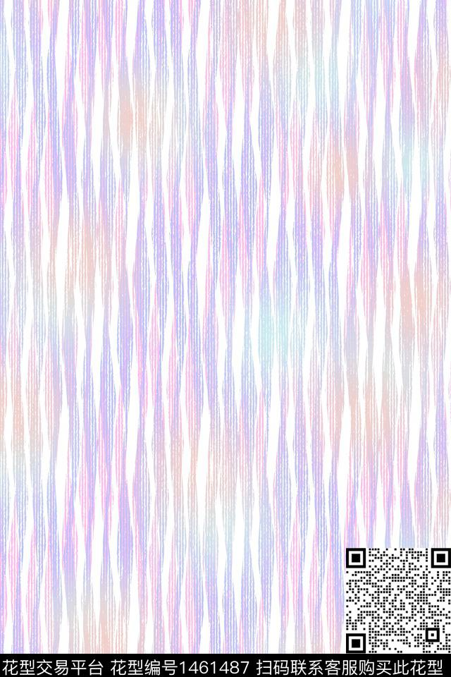 几何雪纺年轻女性数码印花华亿平台下载（图片编号: 1461487） - 瓦栏（Walan）