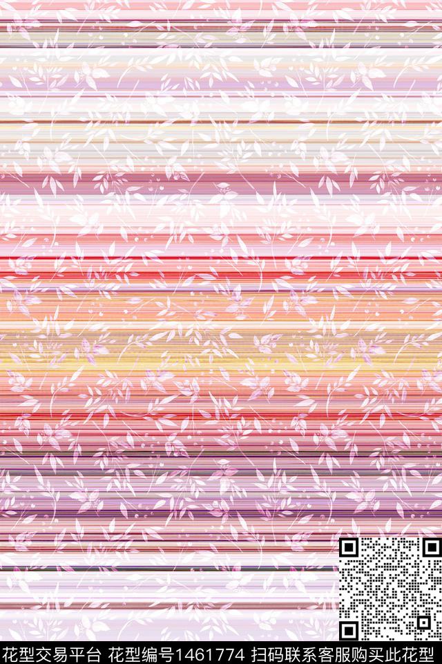 肌理小清新真丝数码印花华亿平台下载（图片编号: 1461774） - 瓦栏（Walan）