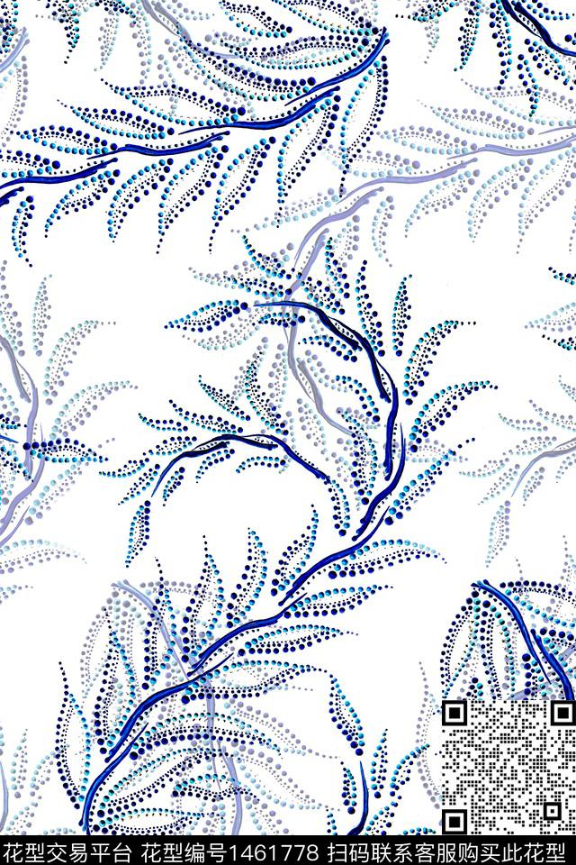 几何大牌风小清新数码印花华亿平台下载（图片编号: 1461778） - 瓦栏（Walan）